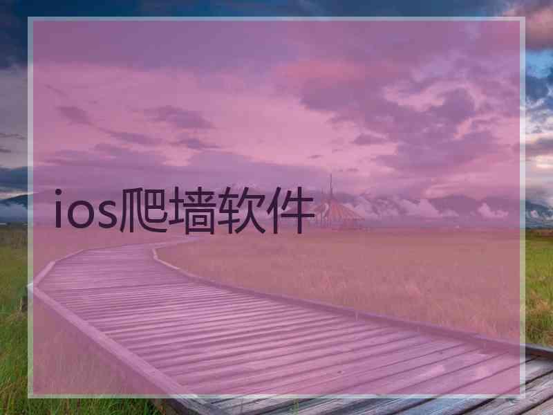 ios爬墙软件