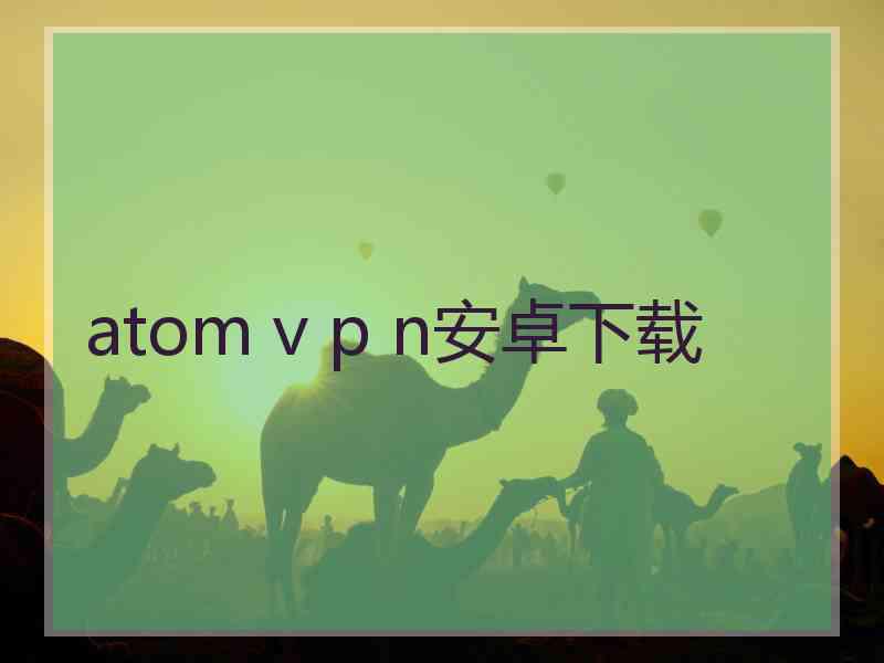 atom v p n安卓下载