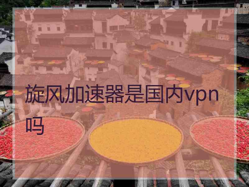 旋风加速器是国内vpn吗