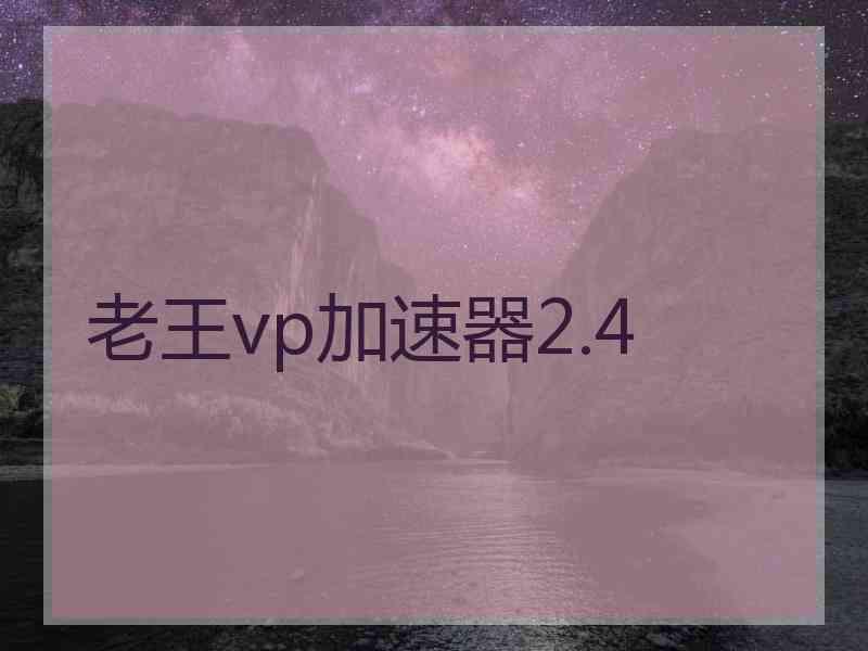 老王vp加速器2.4