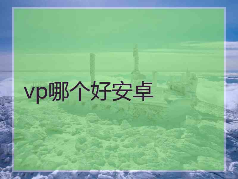 vp哪个好安卓